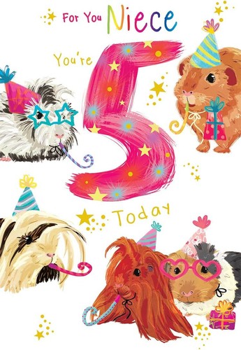 5 Year Old Birthday Card For Son,Daughter,Granddaughter, Grandson Multi-Buy - Picture 30 of 39