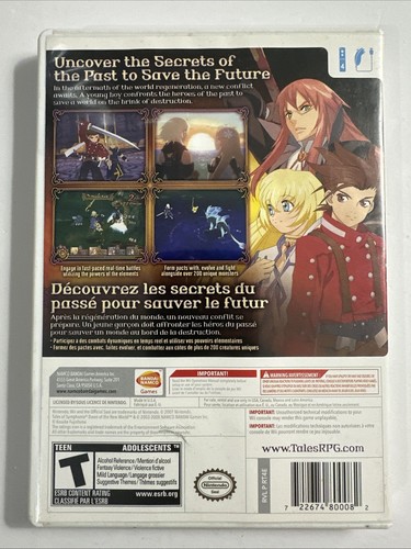 Tales of Symphonia: Dawn of the New World (Nintendo Wii) CIB Complete - Tested - Picture 2 of 3