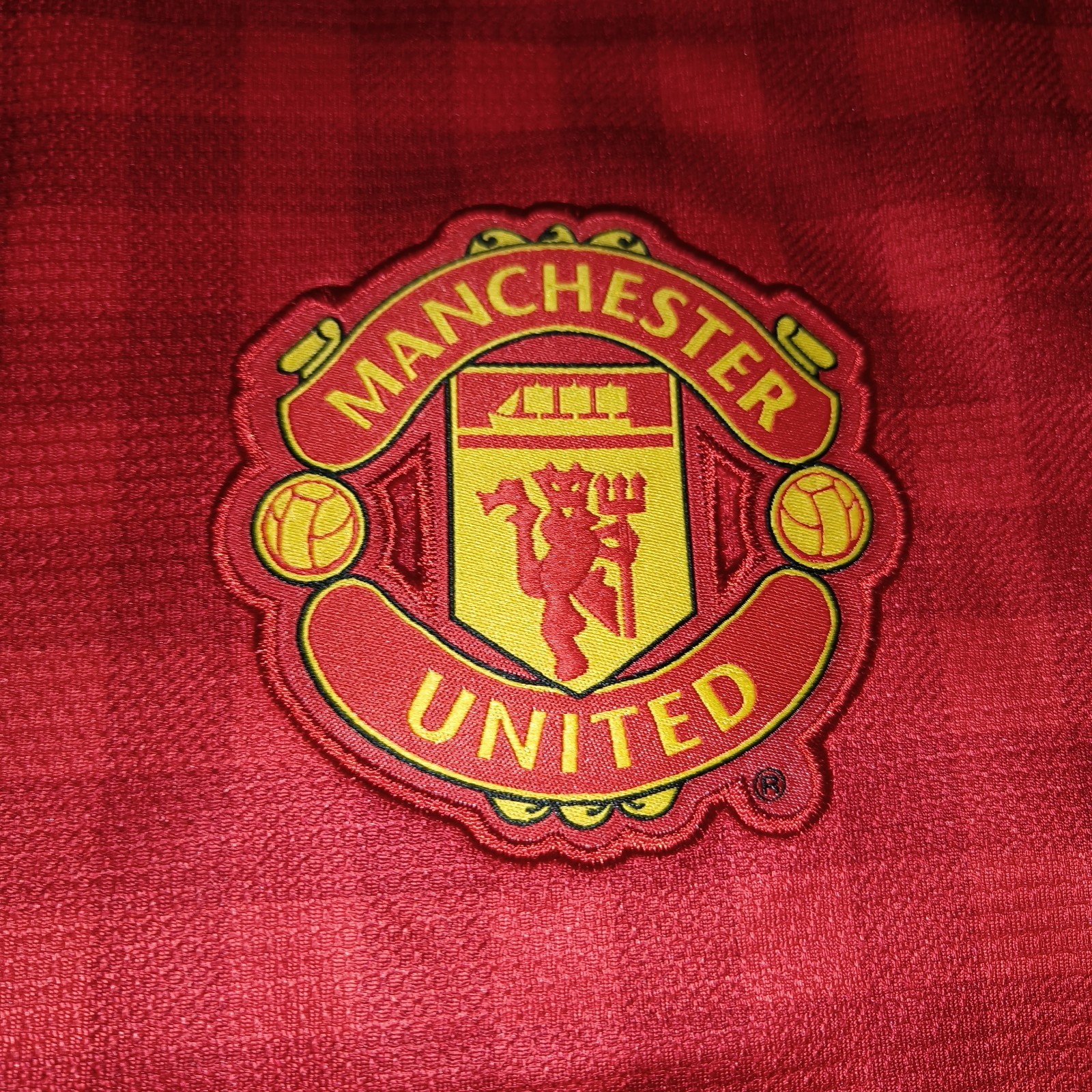 Manchester United Home Football Shirt Jersey 2012 2013 Rafael Nike L