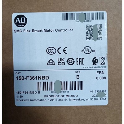 Allen-Bradley 150-F361NBD SMC Flex Smart Motor Controller US Free Tax