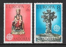 Andorra Spanish 1974 Europa Yvert N°81 And 82 New MNH