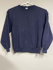 Vintage Russell Athletic Pullover Crewneck Sweatshirt Blank Large Made In USA