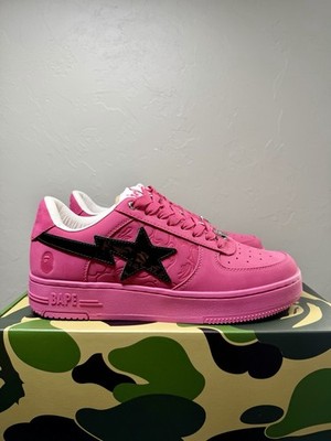 A Bathing Ape Bape STA #4 Pink Black RARE Sz 10 US 28CM | eBay