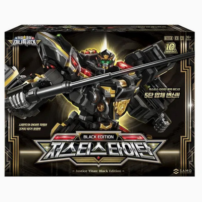 Miniforce Super Cops JUSTICE TITAN Black Edition 10th Limited Robot Toy NEW