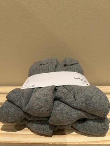 Nike Everyday Cushioned Crew Socks, Grey, MEN 6-8, WMN 6-10,  6 Pairs NEW - Picture 6 of 7