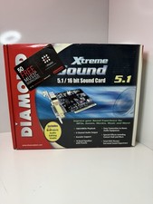 Diamond Xtreme Sound 5.1 PCI SC3000 Audio Card Driver CD New Open Box