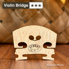 Aubert Three-Star Model Violin Bridge - Size Options: 4/4, 3/4