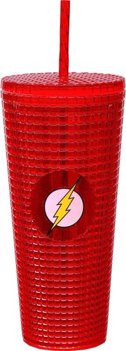 - Diamond Tumbler - Textured Cup with Straw - Double Wall Insulated and BPA F...