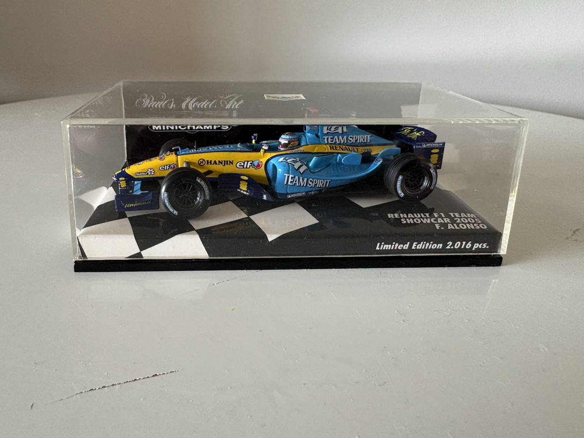 Minichamps 1/43 Fernando Alonso 2005 Renault Show car Limited