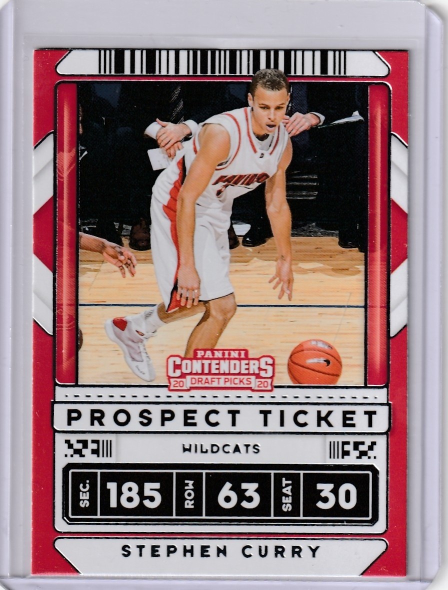 2020 Panini Contenders Draft Picks #1b Stephen Curry