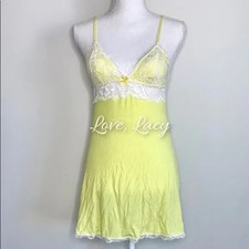 Victoria  s Secret Sunny Soft Lace Slip Dress