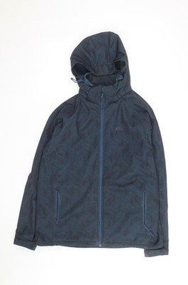Mountain Warehouse Herren Softshelljacke blau mit Kapuze Gr. L Outdoor