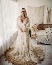 Bridal Wedding Star Flutter Robe