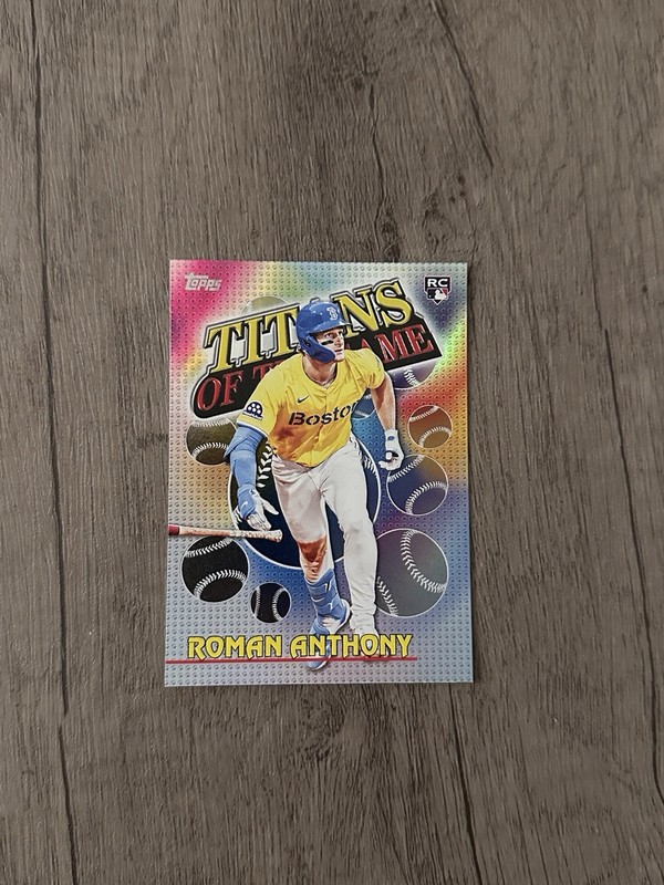 2026 Topps Series 1 Roman Anthony RC Titans Of the Game Rookie Card TOG-9