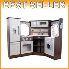 Ultimate Wooden Play Kitchen with Lights