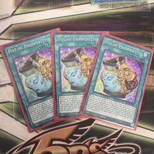Yu-Gi-Oh! X3 NM Pot of Prosperity 1st Edition Original Secret Rare BLVO-EN065