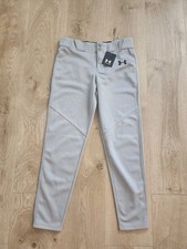 Under Armour Youth YMD Boy Utility Tapered Fit Loose Baseball Pants Gray NWT