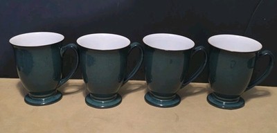 Denby Greenwich Becher mit Füßen X4