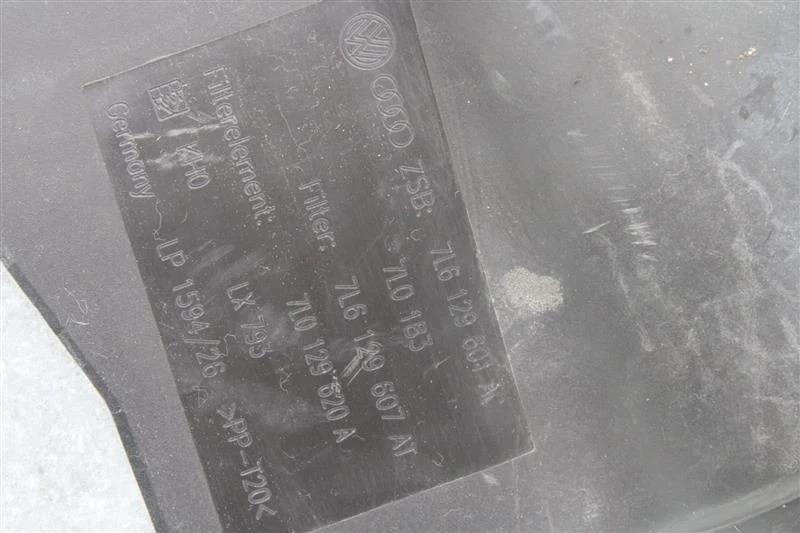 CAJA FILTRO AIRE AUDI Q7 VOLKSWAGEN TOUAREG 06 07 08 09 10 7L6129601AC 1290459 Foto 2 de 4