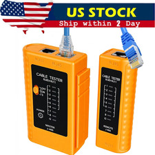 RJ45 RJ11 Network Cable Tester LAN Ethernet Wire Continuity Tester for Cat5 Cat6
