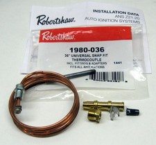 Robertshaw Thermocouple 36" 1980-036 Snap Fit Universal (51-1455)