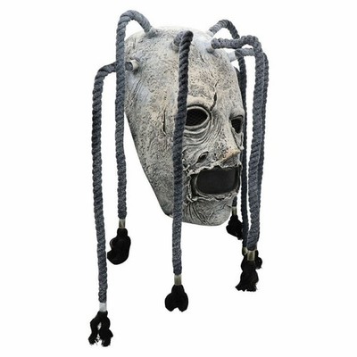 Corey Taylor Slipknot Latex Mask with Dreadlocks for Halloween Cosplay Costume