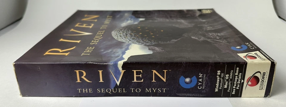 NEW! Riven: The Sequel to Myst (Windows/Mac, 1997, BIG BOX) Factory Sealed - Image 3 of 4