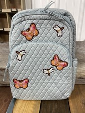 Vera Bradley Essential Large Backpack Abuzz Arona Butterfly School Work Travel