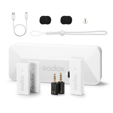 MoveLink Mini Wireless Microphone, 100m Range, 2.4GHz Noise Cancelling Mic, O...