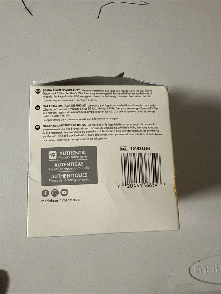 Protectores de pecho Medela PersonalFit Flex 2 unidades medianos 24 mm sellados Foto 4 de 4