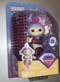 WowWee Fingerlings 2019 GLITZ Bling Interactive Monkey Toy Limited Edition