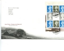 GB 2005 Jane Eyre - Charlotte Bronte Booklet pane FDC