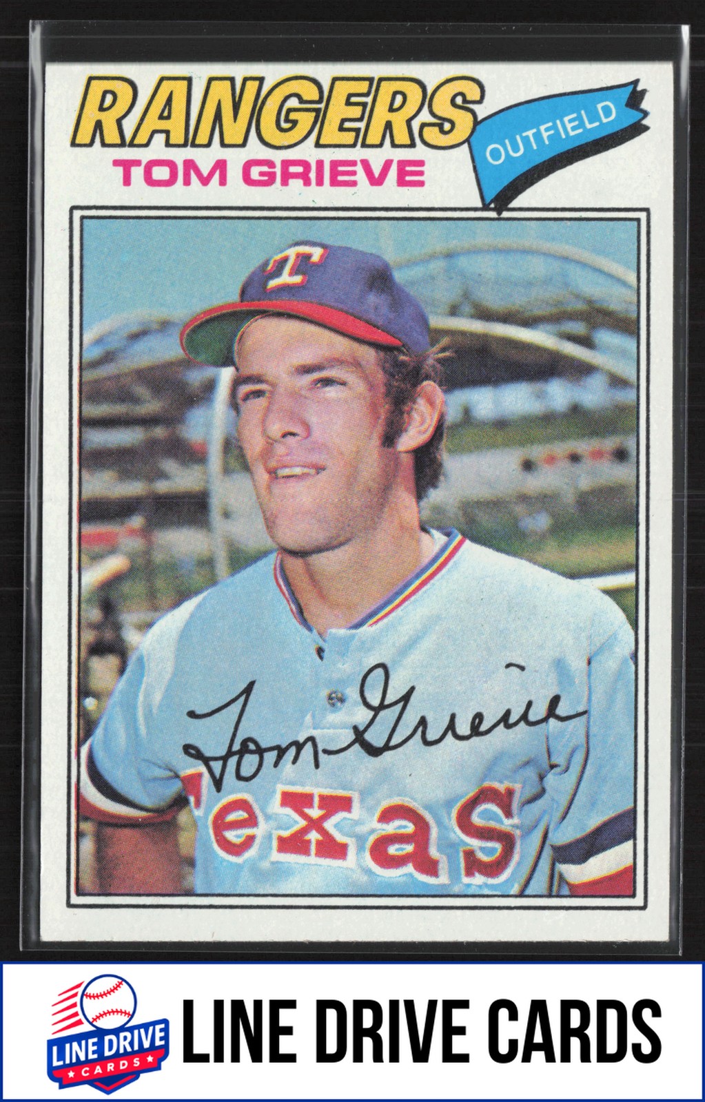 1977 Topps #403 Tom Grieve Texas Rangers EX