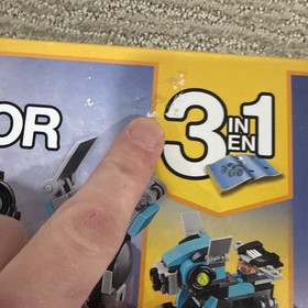 LEGO CREATOR 3 In 1 LOT(3): 31066 SHUTTLE 31062 ROBO 31088 SEA CREATURES *New*