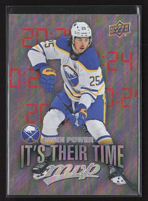 #ad #ad 2024 25 Upper Deck MVP #IT 19 Owen Power It#x27;s Their Time A18 $1.75