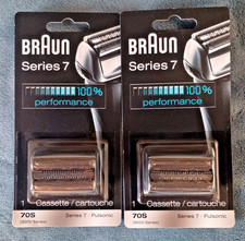 2 PACK Braun Series 7 70S Replacement Head Ca...