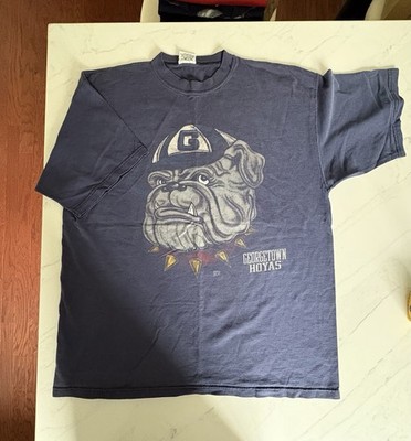 VTG 90s 20/20 Sport Georgetown Hoyas T-Shirt Big Print Bulldog Tee Sz. XL