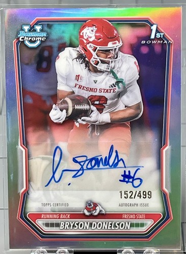 2026 Bowman Bryson Donelson 1st Bowman Auto Refractor /499 BCPA-BD