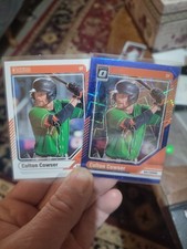 2024 Donruss Colton Cowser Blue Prism Velocity  And Base Card 