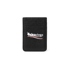 Balenciaga Cash Logo Magnet Card Holder 144731730