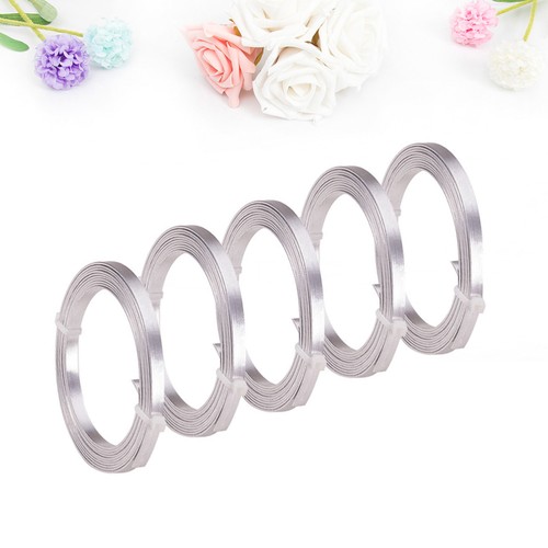 5 Rotoli Filo Alluminio Accessori Gioielli Fare Forniture per Artigianato Colorato - Foto 6 di 12