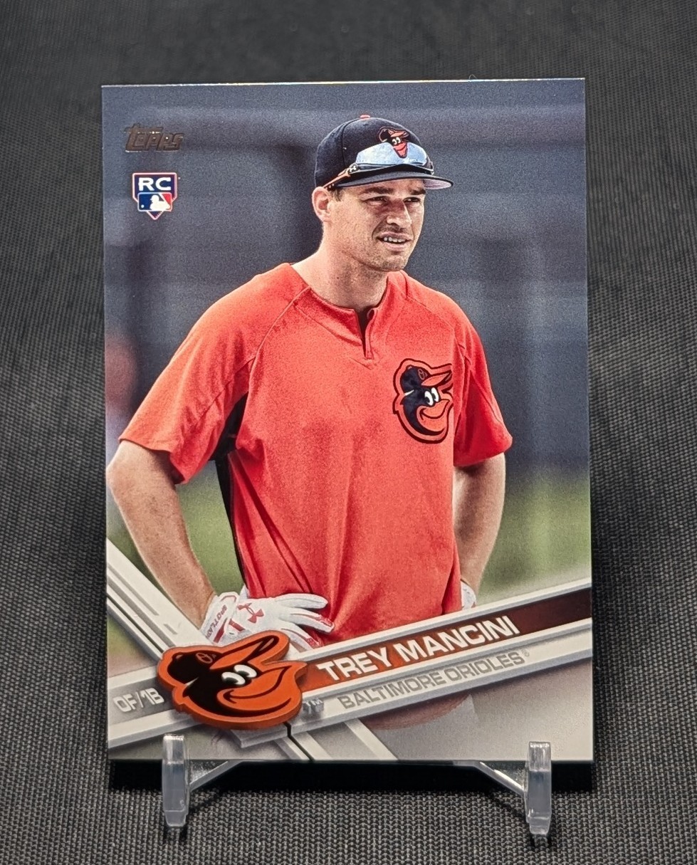 Trey Mancini Photo Variation SP Rookie 2017 Topps Update Card #US227 Orioles
