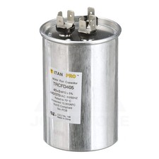TitanPro TRCFD405 HVAC Round Dual Motor Run Capacitor. 40/5 MFD/UF One Size