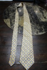 Croft  Barrow 100 Silk Yellow Adult Neck Tie NEW