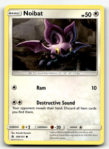 Noibat 100/131 Forbidden Light Common Pokémon TCG