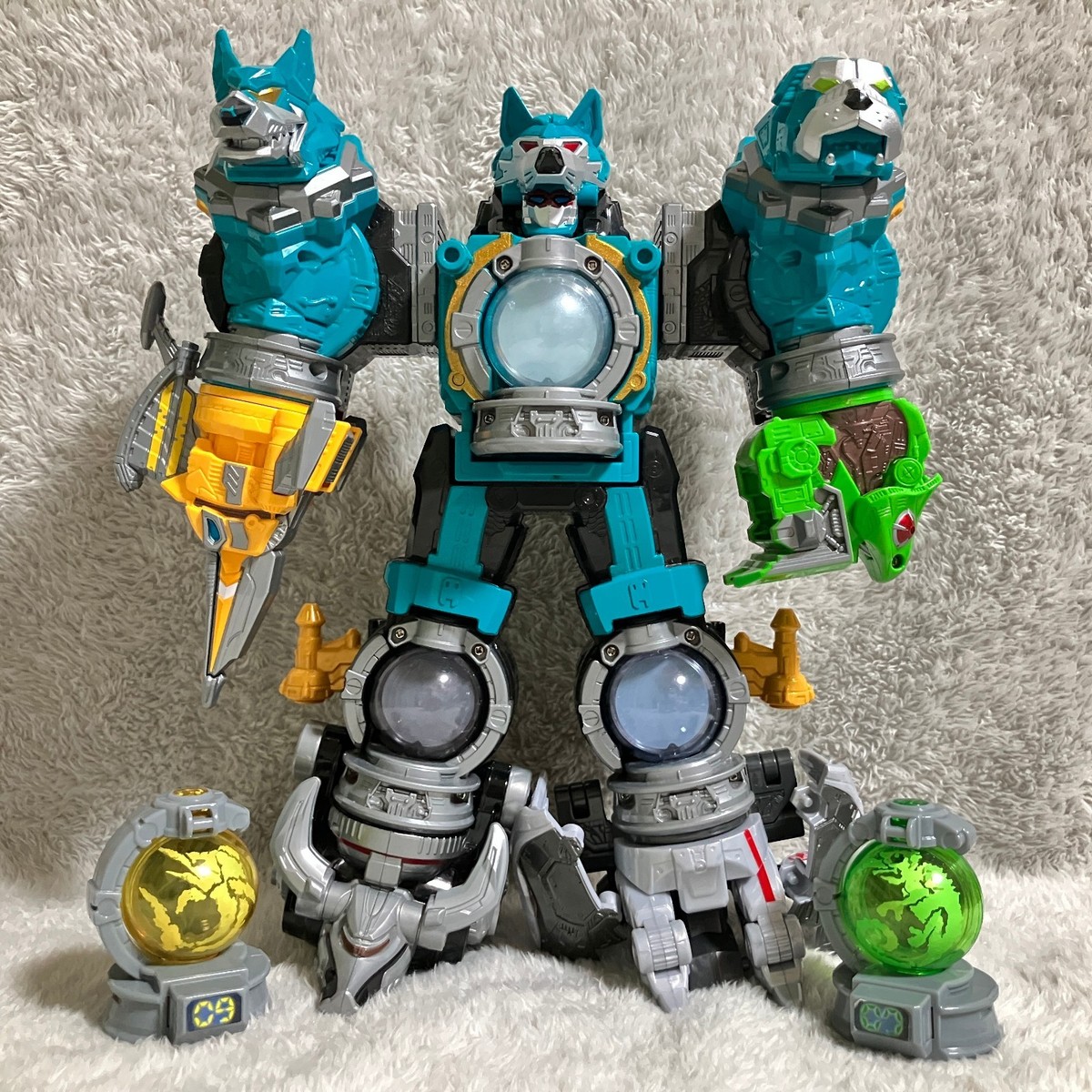 BANDAI DX Megazord Power Rangers Cosmic Fury Sentai Kyuranger