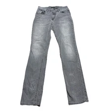 Hudson Jeans Womens 31 30x33 Blake Slim Straight Gray