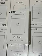 PikDik D11 Pro Mini Printer  Bluetooth Label Maker with Tape