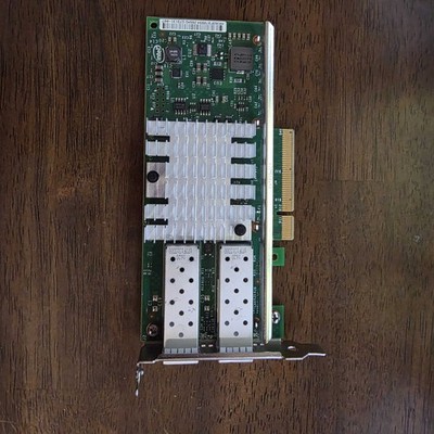Dell Intel X520-DA2 Dual Port 10GbE SFP+ PCIe Network Adapter 0942V6