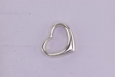 Sterling Silver 28mm x 24mm Solid Open Thick Framed Heart Slider 925 Pendant 10g